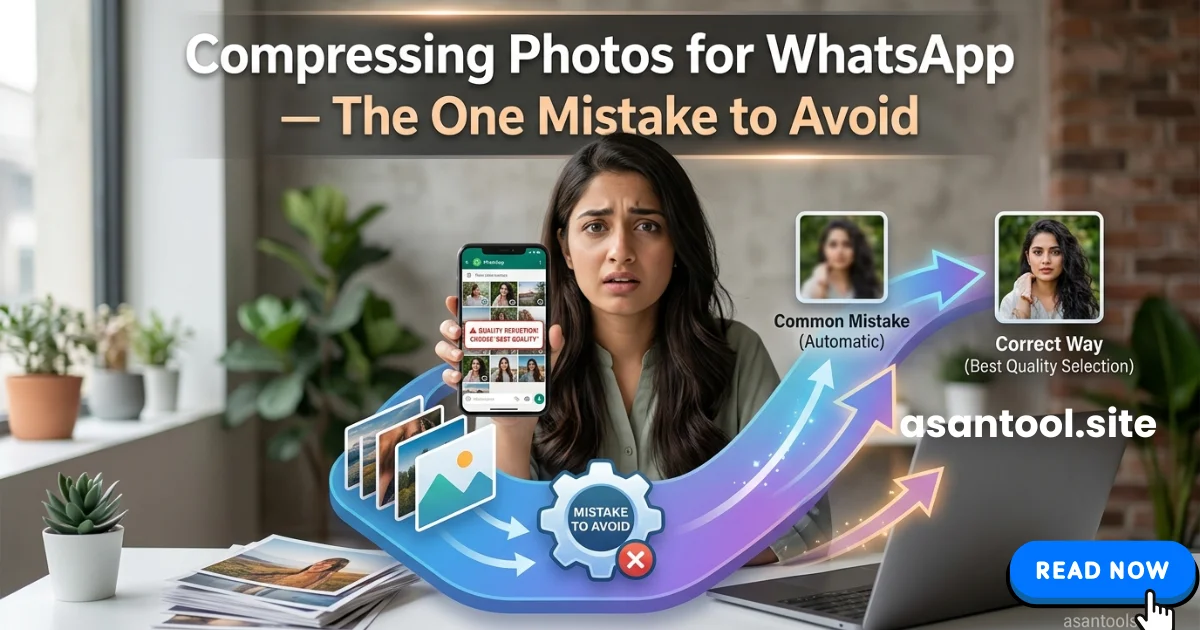 Compressing Photos for WhatsApp — The One Mistake to Avoid