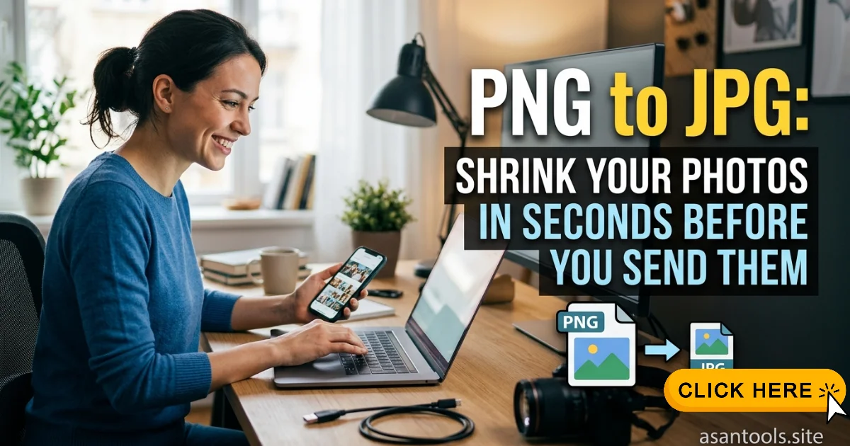 PNG to JPG: Shrink Your Photos in Seconds Before You Send Them