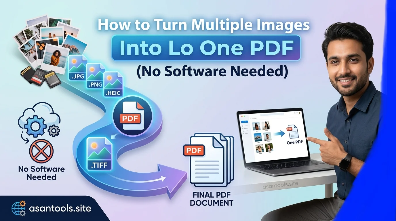How to Turn Multiple Images Into One PDF (No Software Needed)