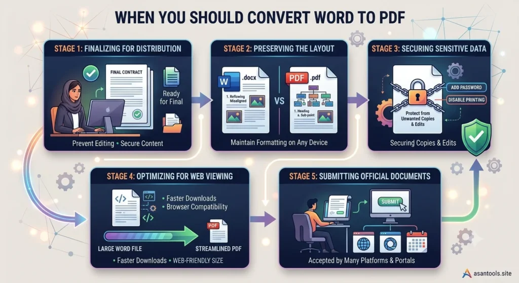 When You Should Convert Word to PDF