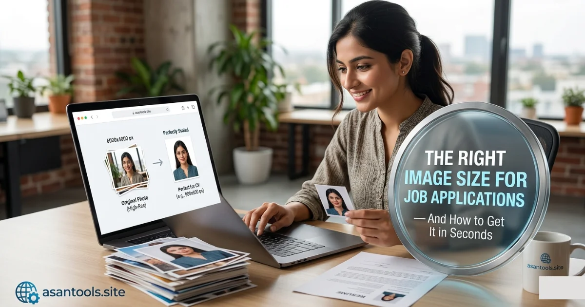 The Right Image Size for Job Applications — And How to Get It in Seconds