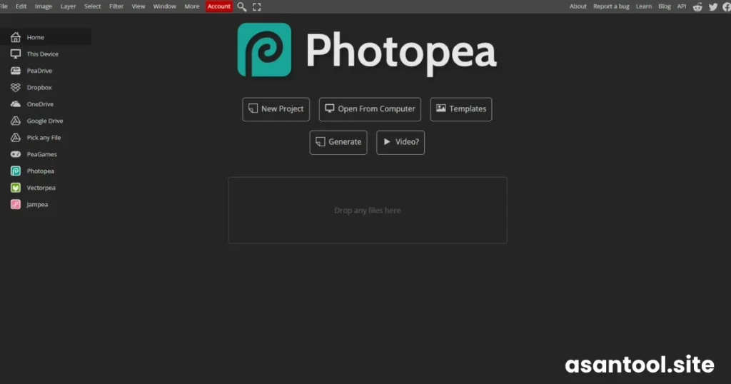 1. Photopea: Best All-Round Free Editor (No Account Needed)