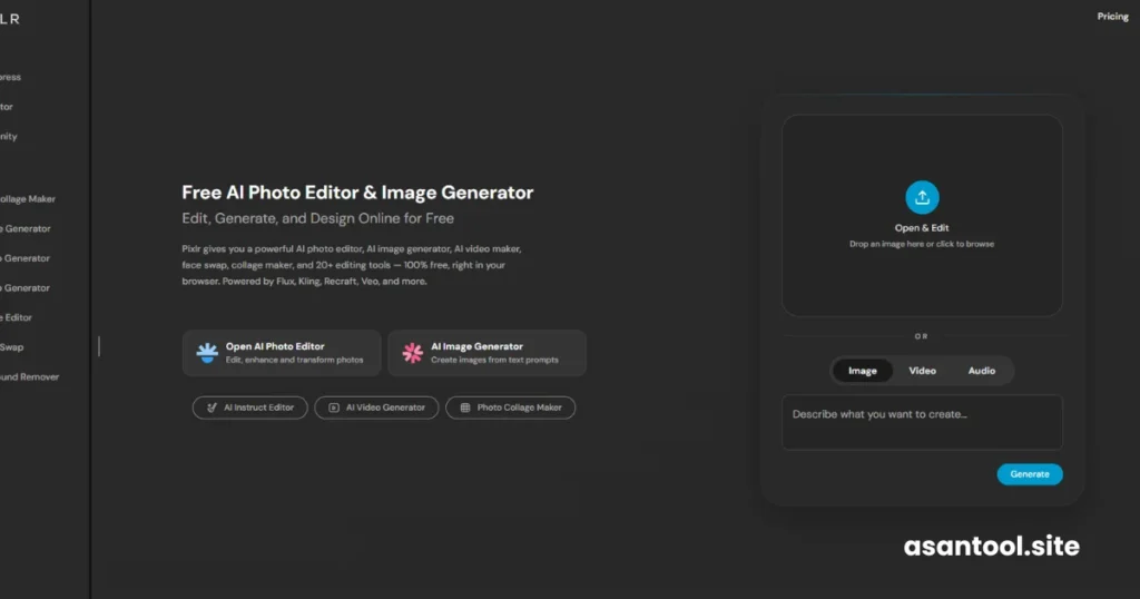 Pixlr: Closest to Photoshop's Interface, Browser-Only