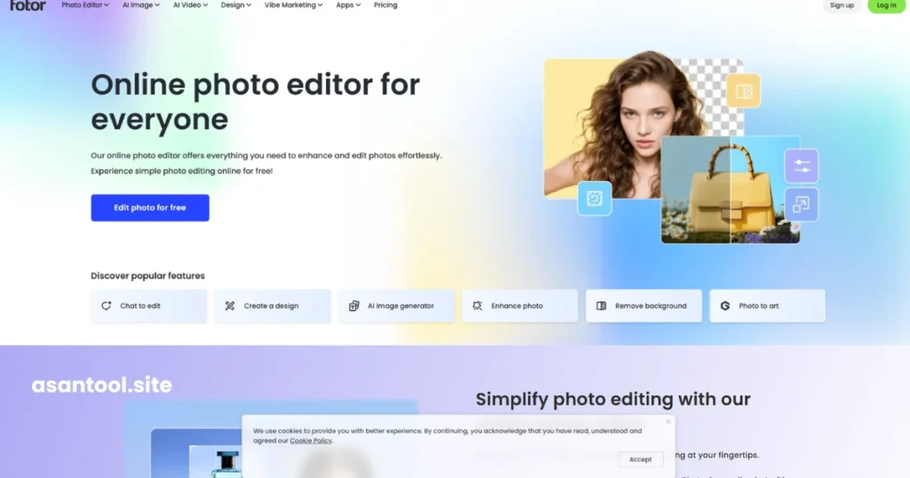 Fotor: Best for One-Click Portrait Touch-Ups