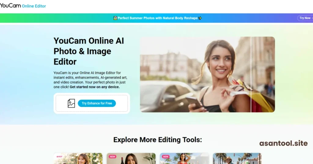 YouCam Online Editor: Best Free Generative-AI Editor