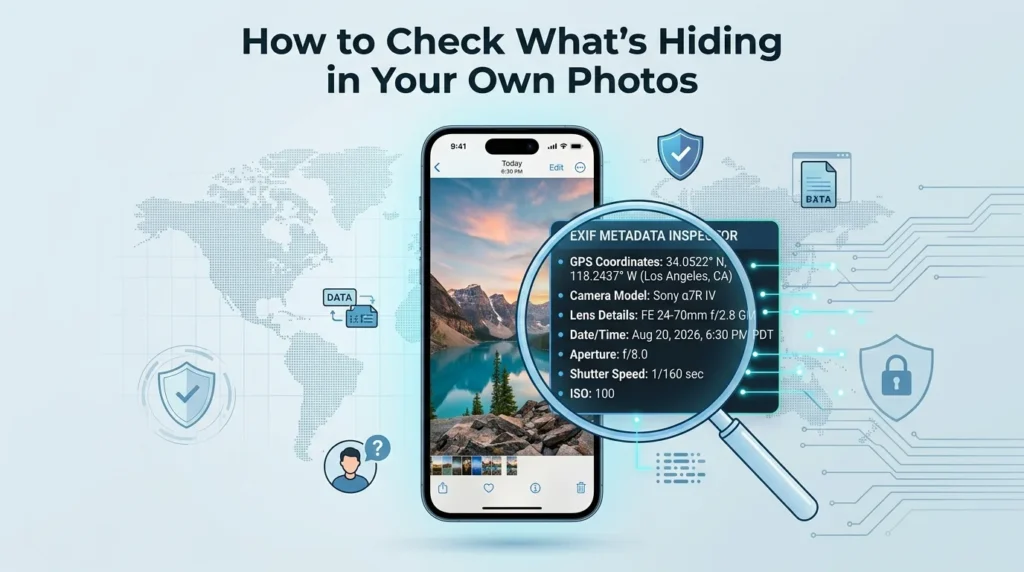 Why Every JPEG You Share Reveals Your Location (EXIF Data Explained)