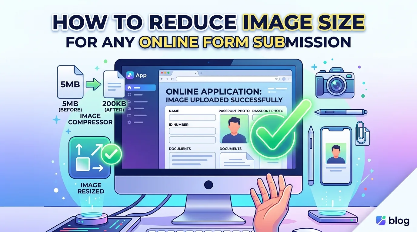 How to Reduce Image Size for Any Online Form Submission