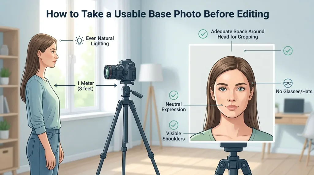How to Take a Usable Base Photo Before Editing