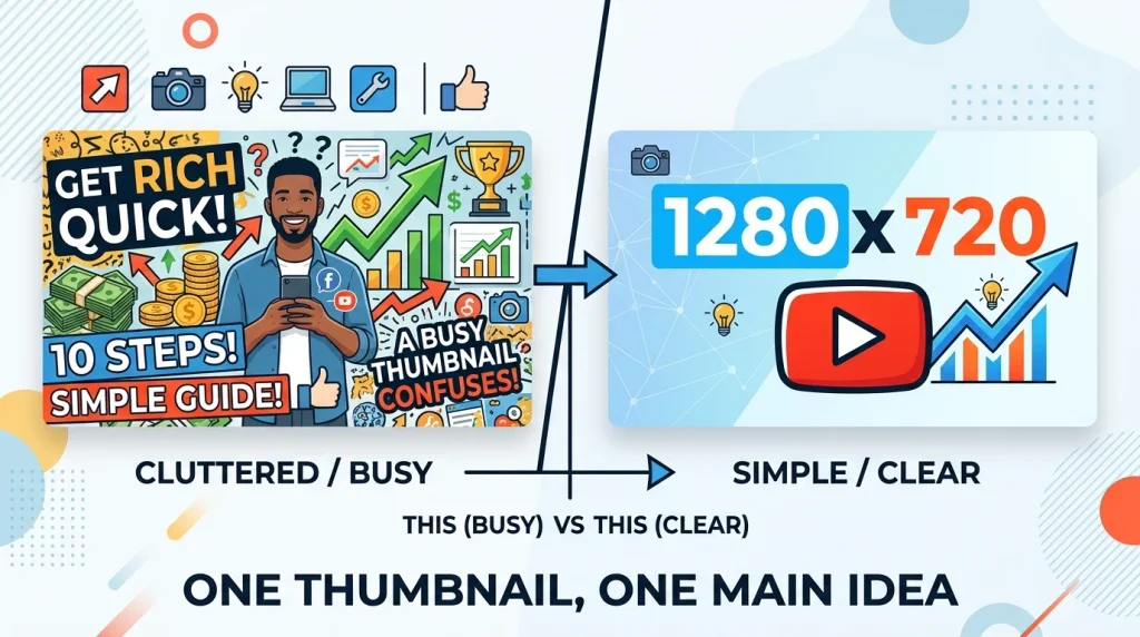 One Thumbnail Should Communicate One Main Idea
