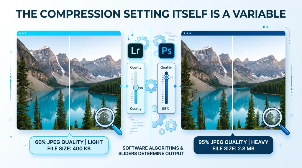 The Compression Setting Itself Is a Variable
