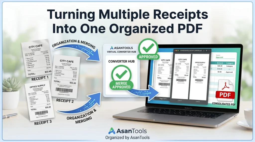 Turning Multiple Receipts Into One Organized PDF