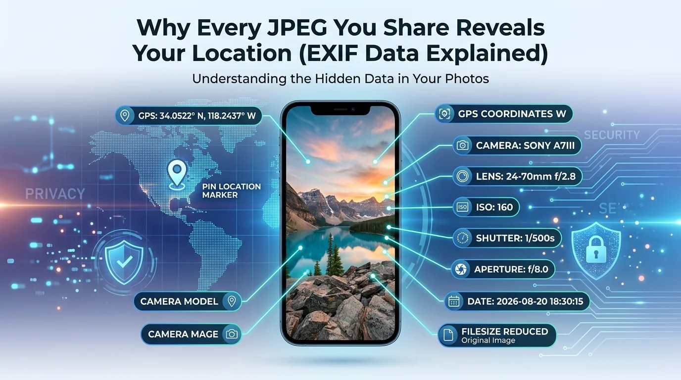 Why Every JPEG You Share Reveals Your Location (EXIF Data Explained)