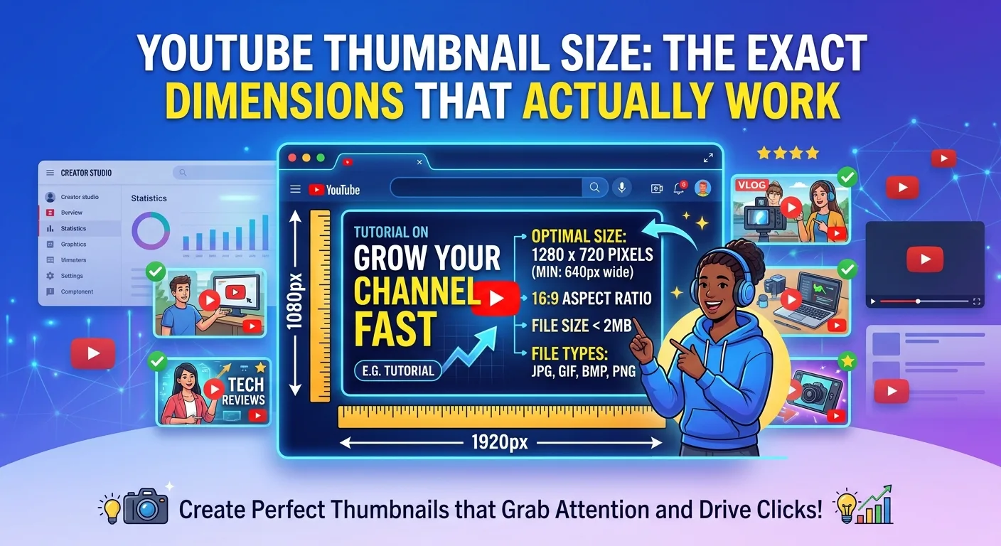 YouTube Thumbnail Size: The Exact Dimensions That Actually Work
