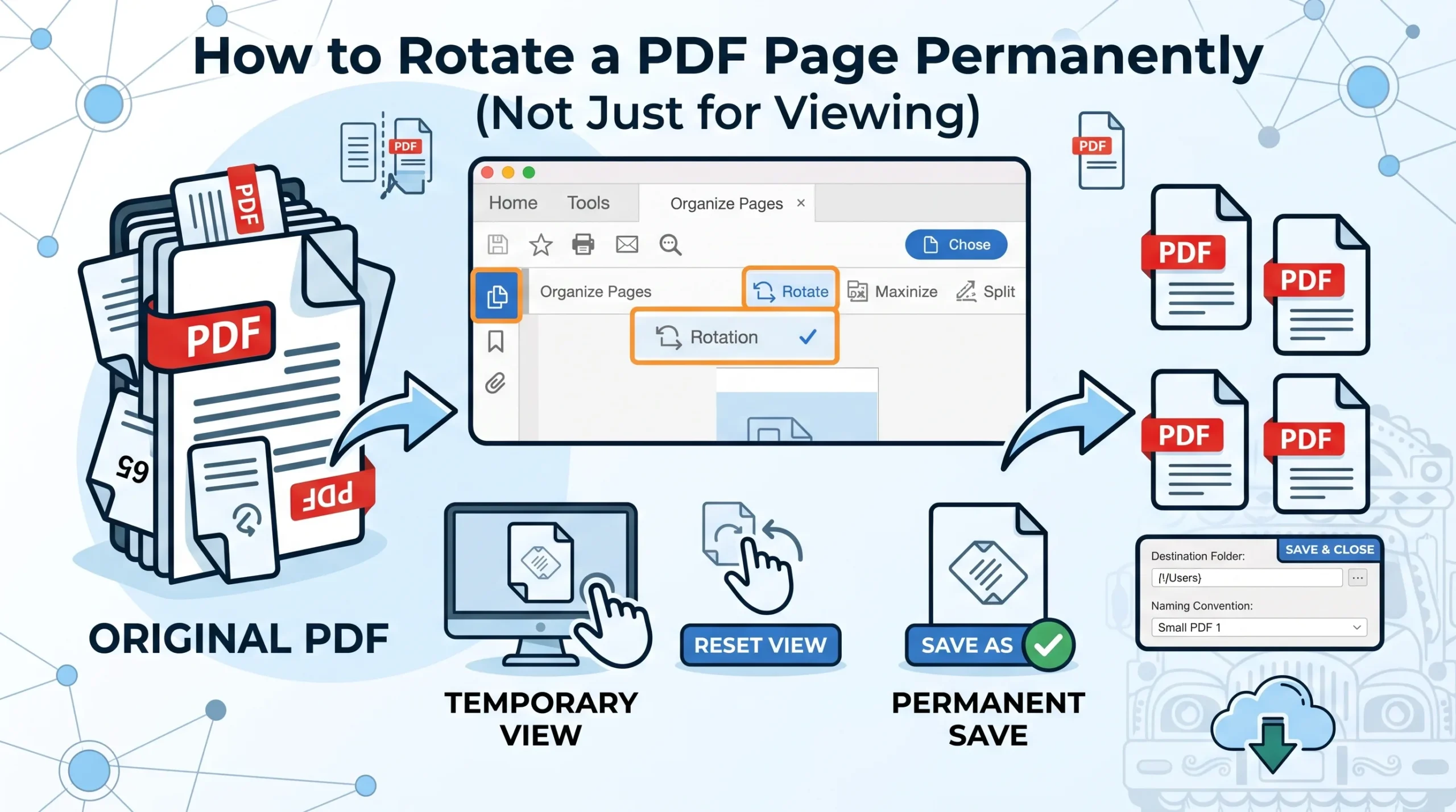 How to Rotate a PDF Page Permanently